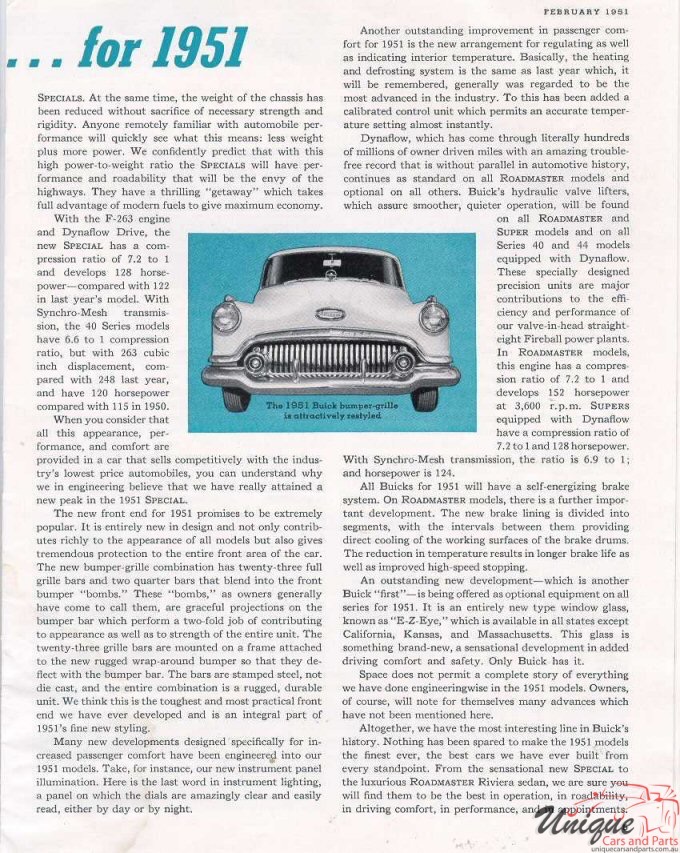 1951 Buick Magazine Page 14